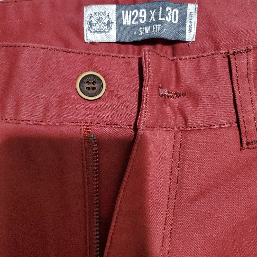 XIOS Red Slim Pants - Picture 2 of 5